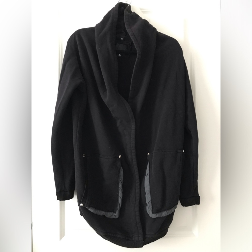 Aritzia Wilfred Free Rousseau Hooded Zip-Up Cardigan